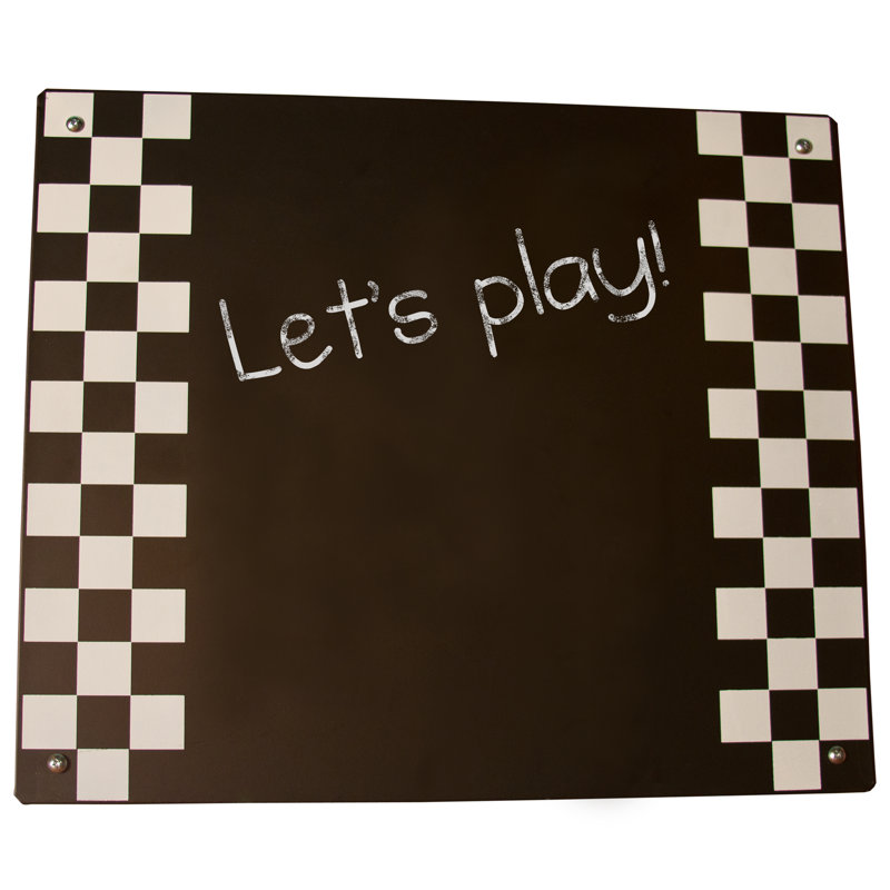 Black Metal Magnetic Chalkboard Kit for Playsets