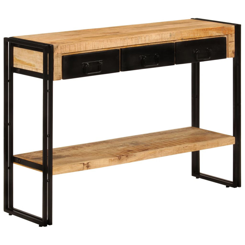 Abhithi 110cm Solid Wood Top Console Table