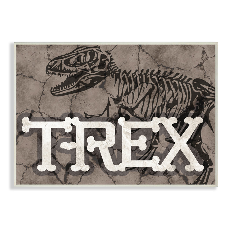 Ancienne typographie de squelette en os de reptile, Plaque murale, H 10 po x l 15 po