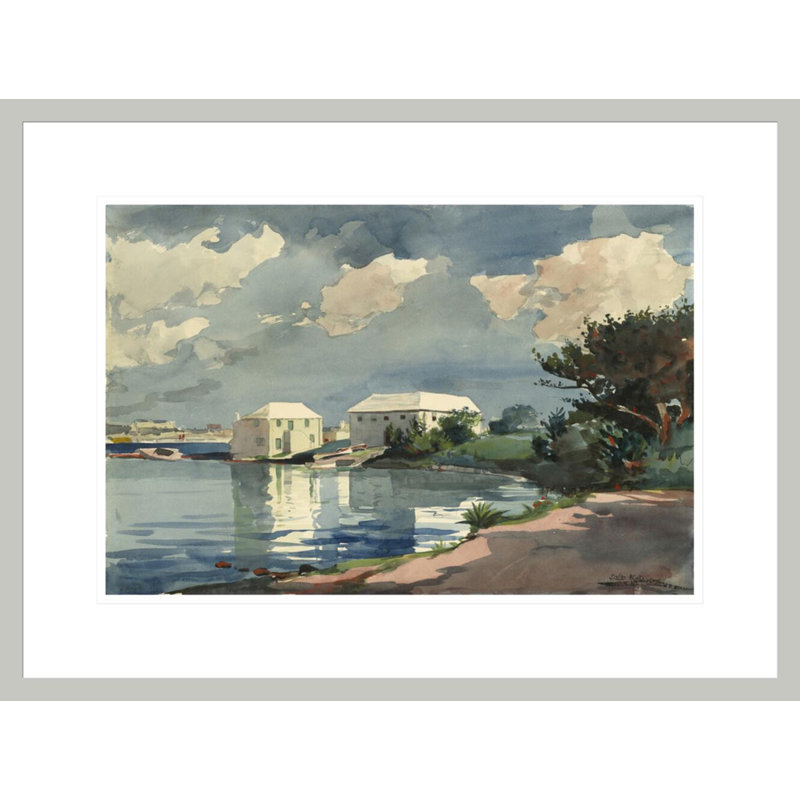 «Salt Kettle Bermuda» par Winslow Homer, impression giclée sur cadre, 16,35 po H x 21,75 po L