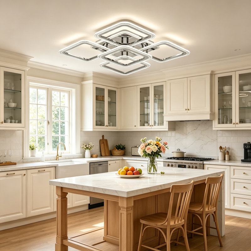 5 -Light 60cm LED Flush Mount