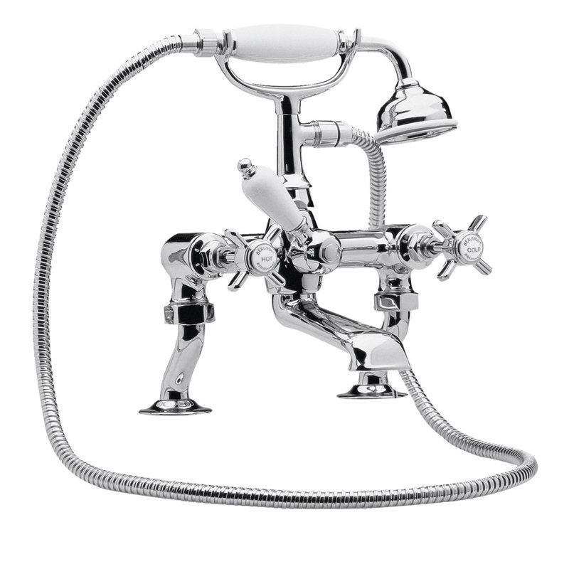 Deck Bath Shower Mixer Bath Filler with Diverter