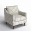 Fauteuil à oreilles en polyester Concannon-644570184-644570185
