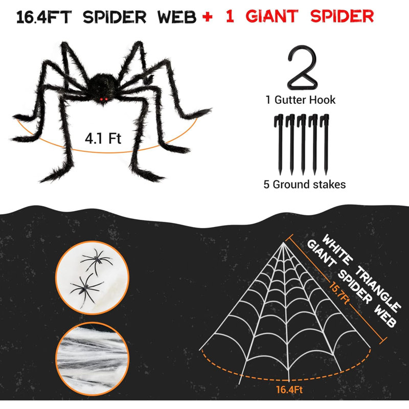 Halloween Spider Insects Figurines & Collectibles