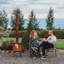 Rectangle Steel Wood Burning Smokeless Outdoor Fireplace