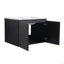 Meuble-lavabo mural 24 po avec lavabo en céramique et porte d'armoire à fermeture en douceur, ensemble KD