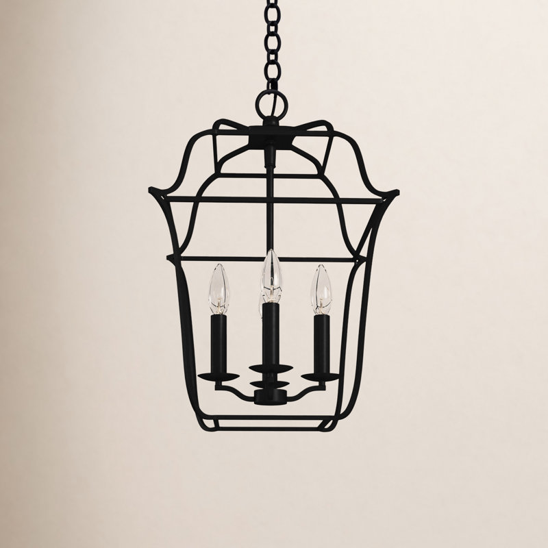 Lark 6-Light Chandelier, 20" H x 14" W x 14" D, Royal Ebony, 4