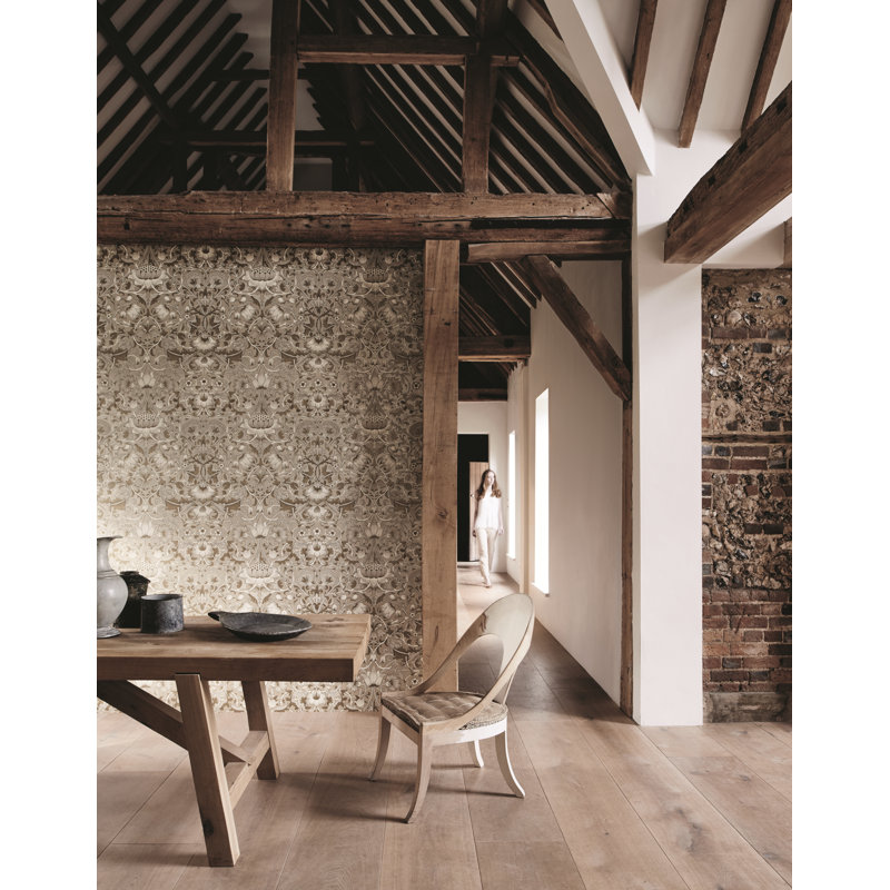 Pure Lodden Wallpaper, Gilver/Gold