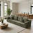 Luxe Modular Sectional Sofa with Cup Holders-1274692335