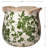 6.11 inch Ceramic Pot with Drainage Hole: Vintage Style, Crackle Glaze, a Charming Choice for Indoor Plants