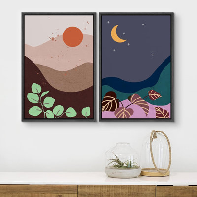 Sun & Moon Desert - ensemble de 2 reproductions