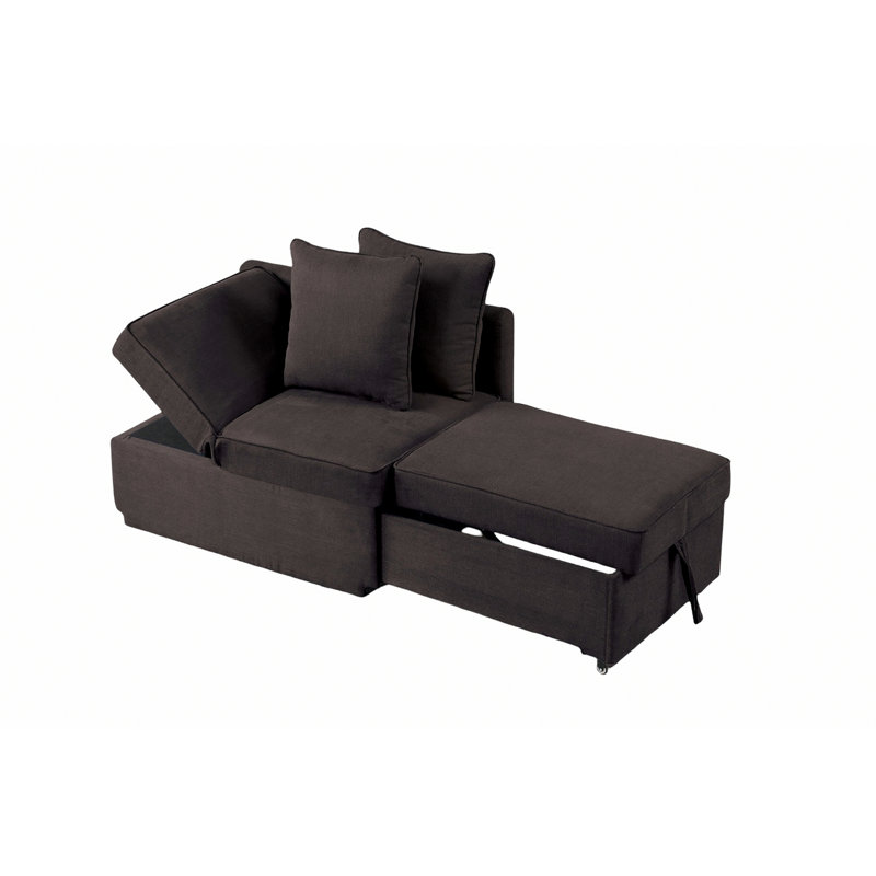 Chaise convertible pour salon, Gris