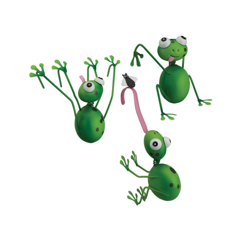 Ensemble de 3 pots à grenouille