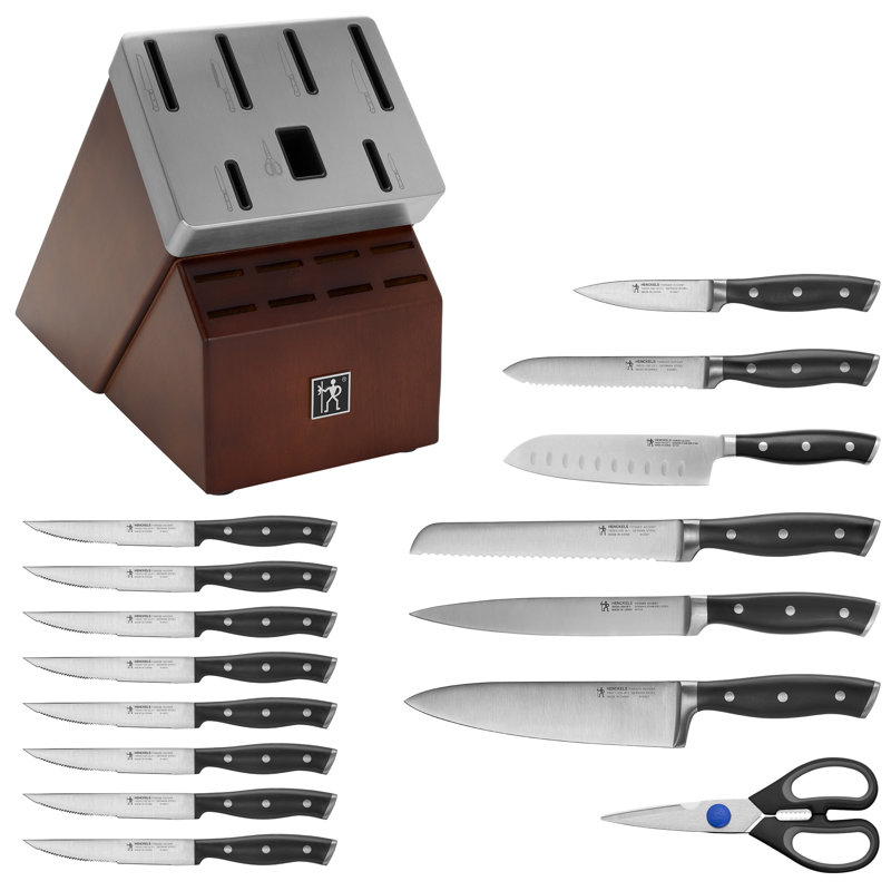 HENCKELS Forged Accent 16-Piece Self-Sharpening Knife Block Set