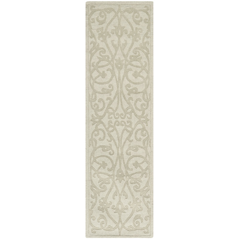 Montreal Hand Loomed Wool Abstract Rug, Runner 2'3" x 8'