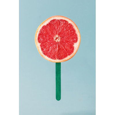 Grapefruit On The Stem - Single Picture Frame Print