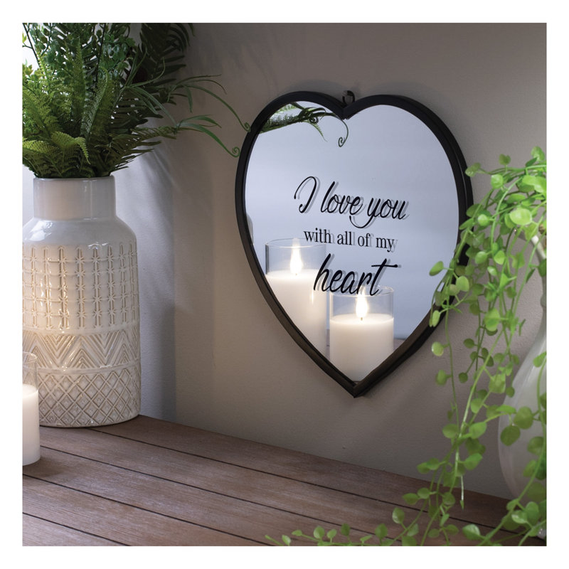 Ekamjit Metal, Glass Flat Wall Mirror