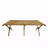 Foldable Portable Outdoor Patio Dining Table, Multi-Function Wooden