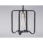 Luminaire suspendu géométrique 1 lumières unique Fanning