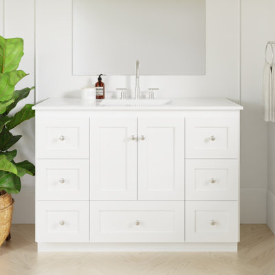 Ensemble de meuble-lavabo l 49 po x P 22 po x H 35 po Shaker