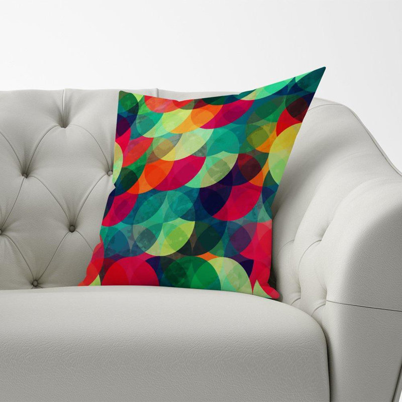 Flemington Geometric Square Cushion