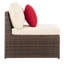 Chaise de patio avec coussins Buchholtz