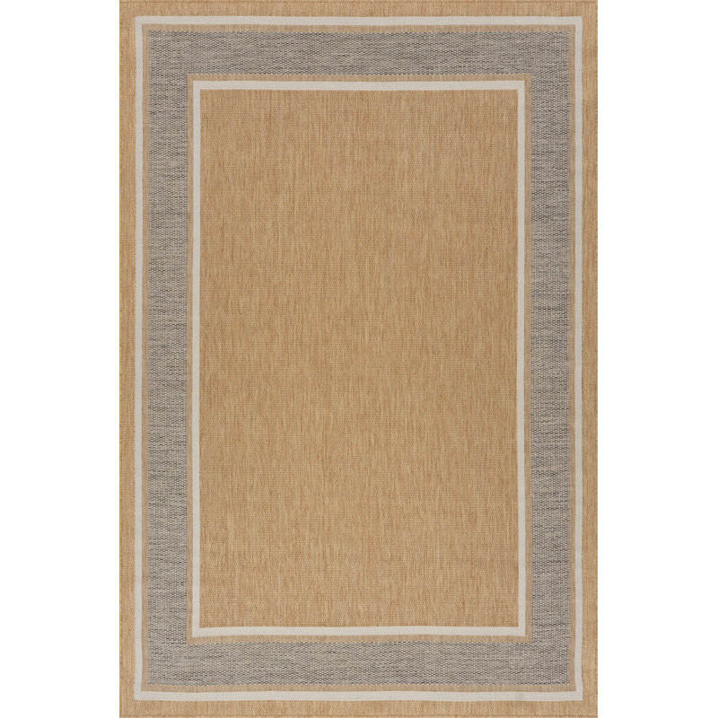  Tapis intérieur / extérieur Marienne, Gris, Rectangle de 5 pi x 8 pi