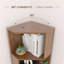 Bibliothèque d'angle autoportante de 149 cm de hauteur, tablette en bambou, meuble de rangement-652876261