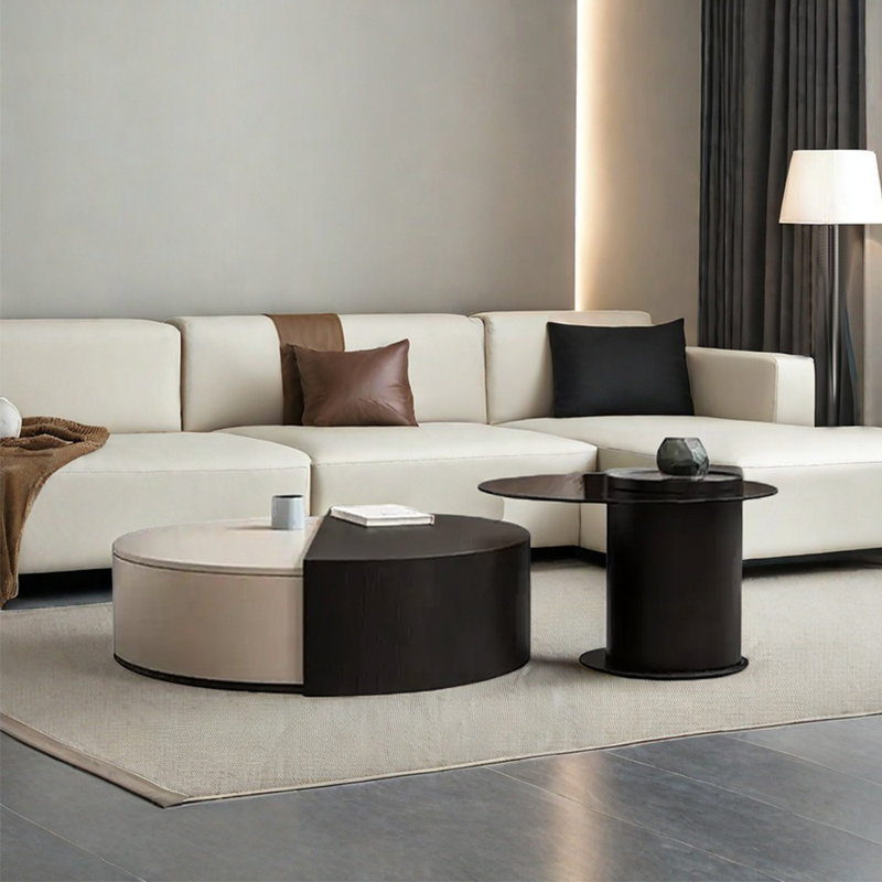 Tables basses de style italien avec rangement minimaliste