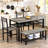 4 - Person Four Leg Dining Set-1424833198