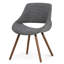 Ensemble de salle à manger industriel moderne 7 pièces Malden / Watkins avec table en bois de manguier massif et 6 chaises-740285837