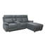 DS Living Home Furniture 3 Seater Leather Match Reclining Sofa & Chaise-1358405863-1358405858