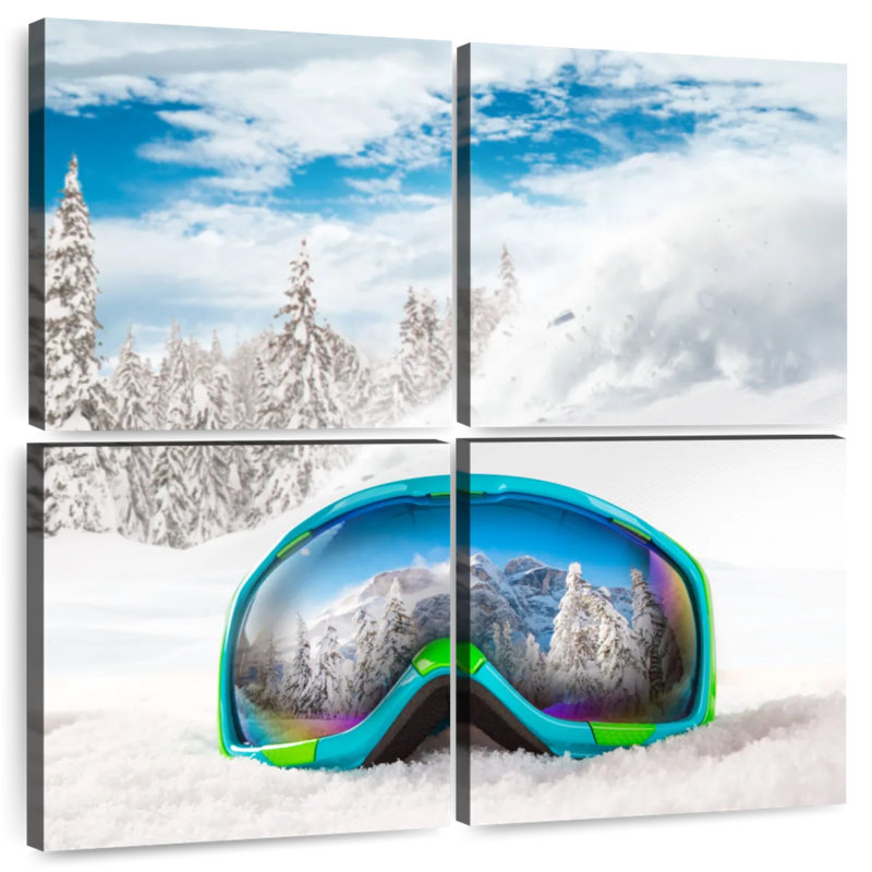 Masques de ski Sirci sur neige, H 26 po x l 26 po