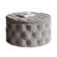 CHESTERFIELD Round Upholstered Pouf Hocker 70 cm-832200437