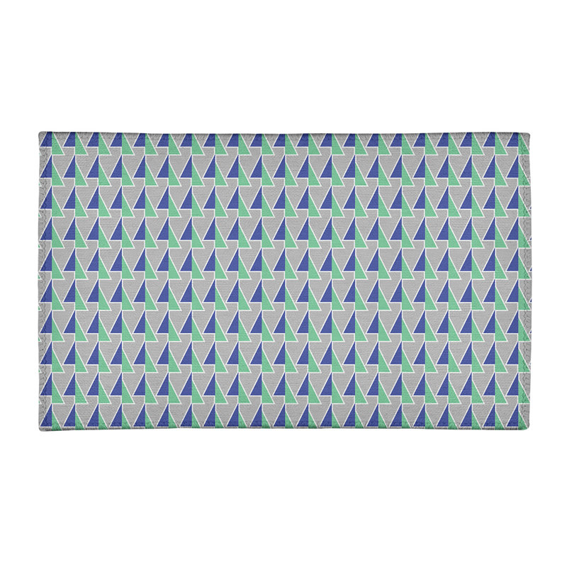 Chenille Geometric Indoor Rug, Rectangle 4' x 6'