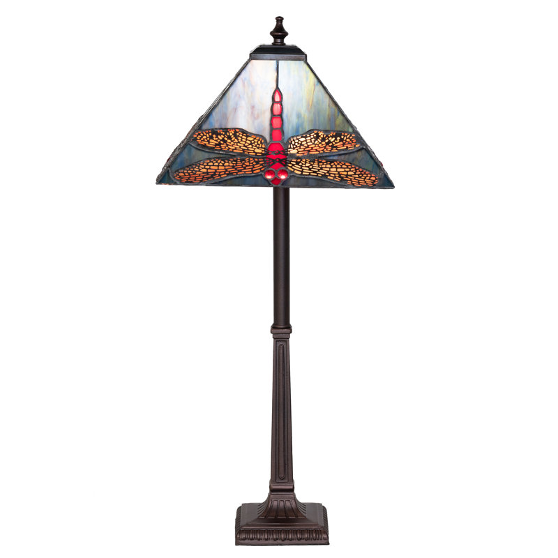 23" High Prairie Dragonfly Buffet Lamp