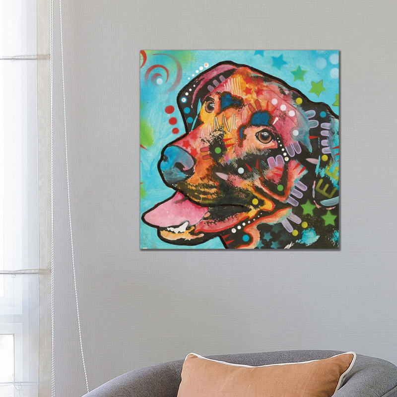 Labrador III by Dean Russo - Wrapped Canvas Print, 66.04 cm H x 66.04 cm W x 3.175 cm D