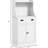 Dining Room Storage Cabinet - White With Adjustable Shelf And Drawer Modern Kitchen Panels For Style