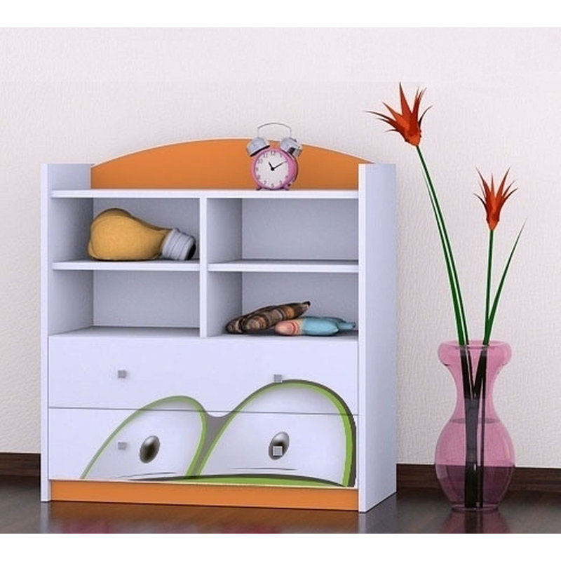 Lana 96cm H X 86cm W Kids Cube, Orange