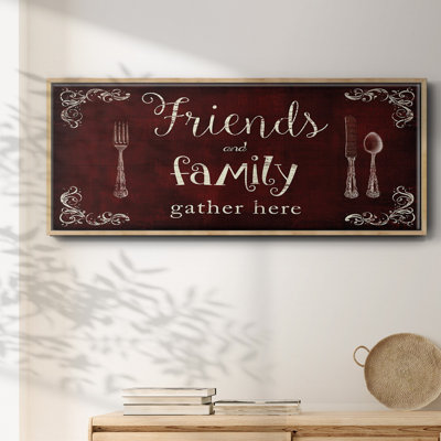 Friends and Family- Framed Canvas