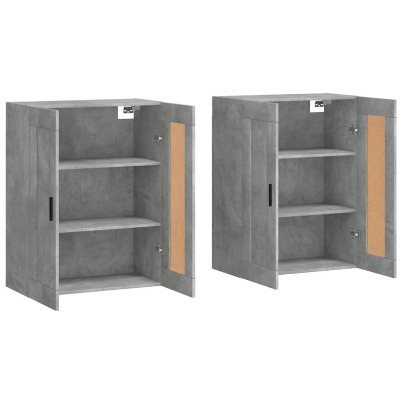 Milutin 69.5cm Sideboard, Concrete Grey