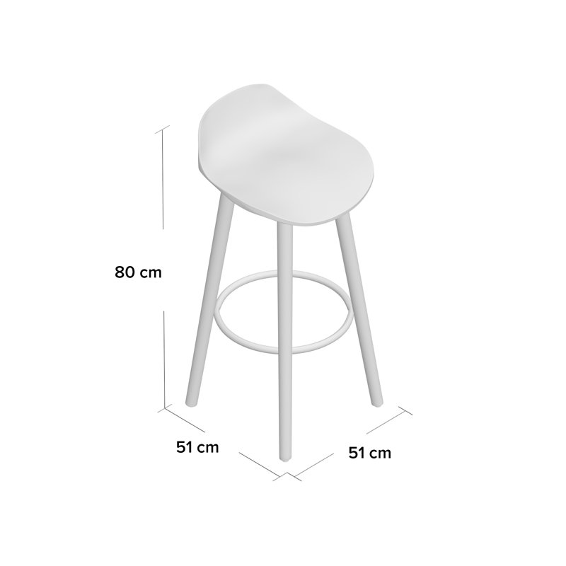 Jaelynn Counter Stool with Metal Frame, Taupe