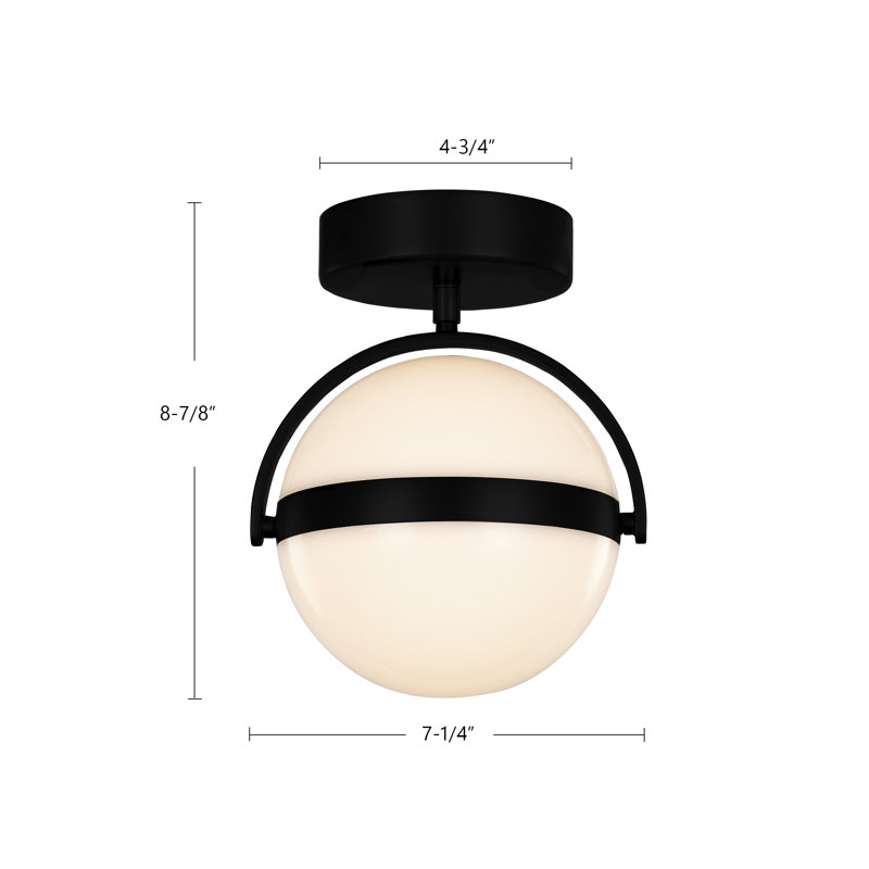 Globo 1 - Light LED Semi Flush Mount