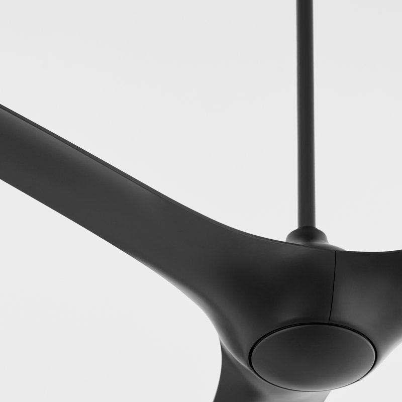 Ventilateur de plafond Khairun, Noir
