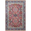 Tapis décoratif rétro à motif floral multicolore Shubhada-833541318
