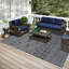 Tapis noir / gris Anchelin-850947500