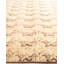 Tapis brun noué à la main de conception unique et unique 7 pi 10 po x 8 pi 2 po Oakhur