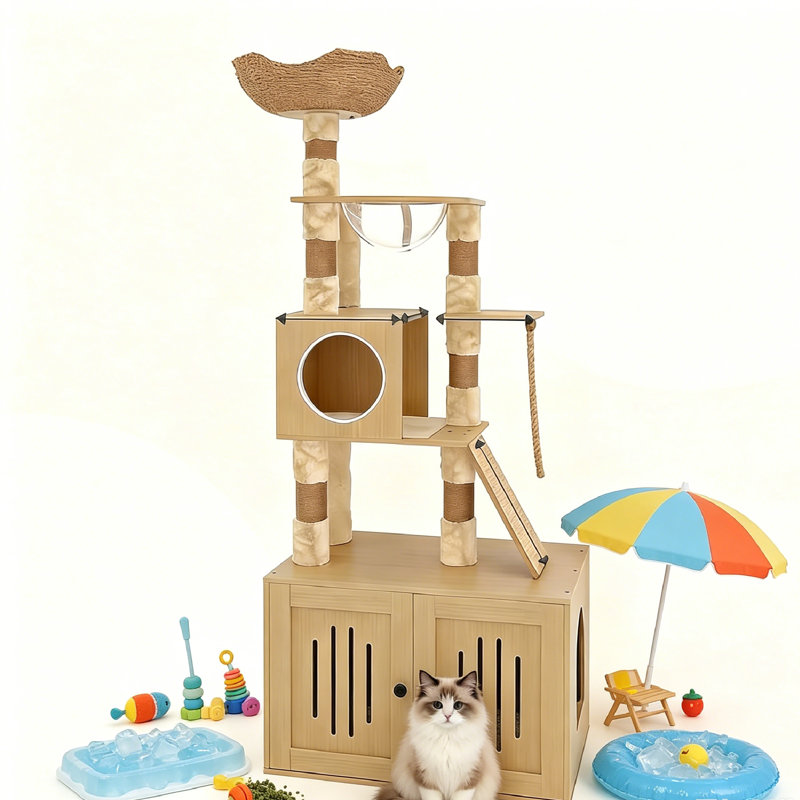 168cm H Cat Tree