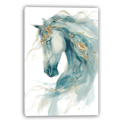 «Azure Spirit», art mural sur toile tendue