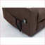 Fauteuil inclinable Lift pour Big & amp; Grand, surdimensionné à 180 ° à plat avec moteurs OKIN & amp; Porte-gobelets | Noyer brun | Velours-2068598080